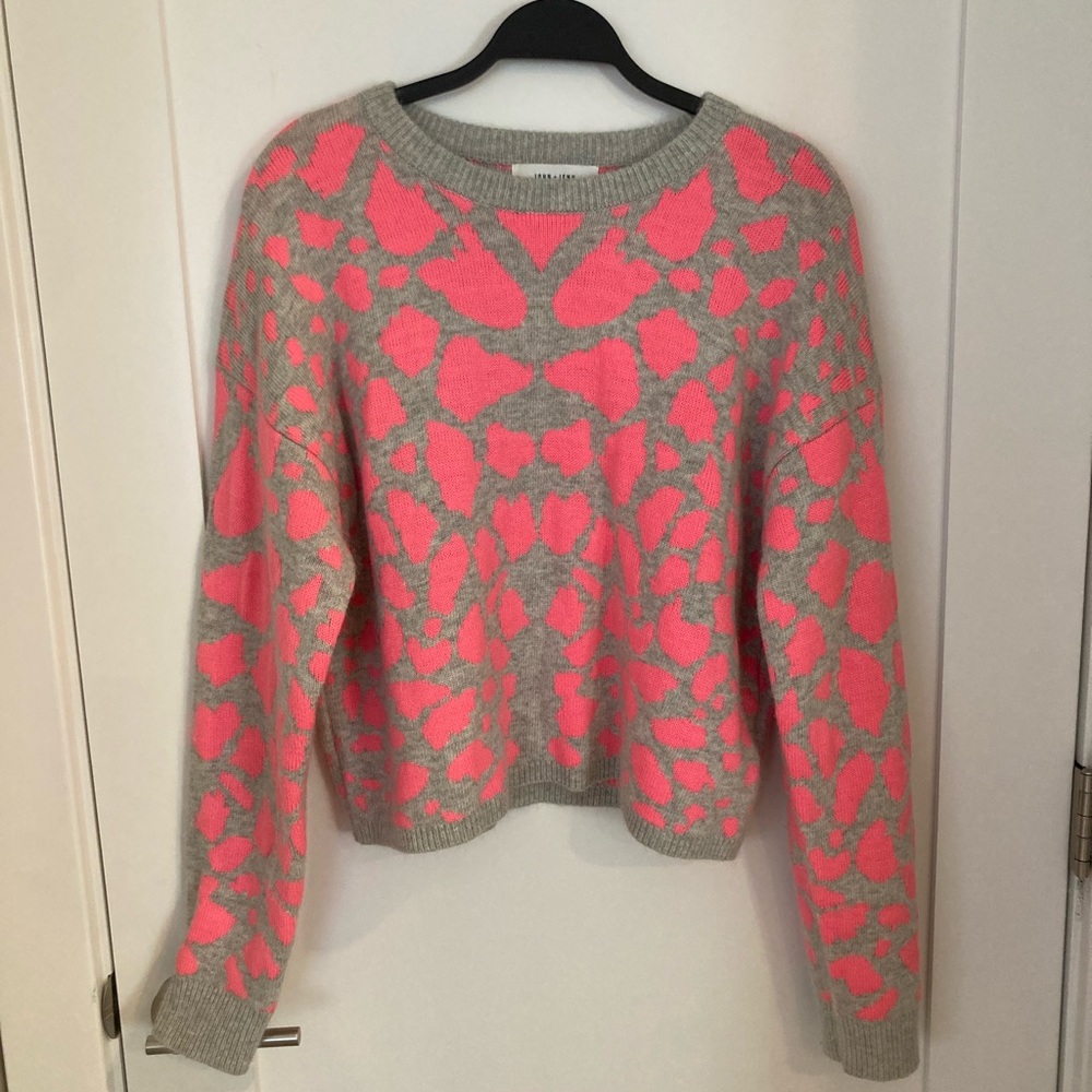 John + Jenn Angora Mix Sweater/Pullover, L